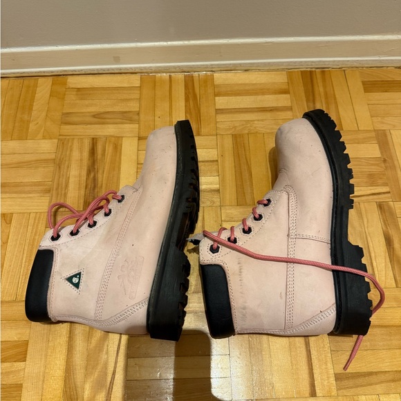 Pink Combat & Moto Boots - Picture 5 of 6